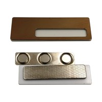 Badge magnétique avec nom pour infirmières, épingle ou accessoires, logo personnalisé, en Stock