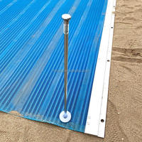 Alfombra Plegable de Poliéster para Acceso a la Playa, para Sillas de Ruedas, para Resorts y Parques