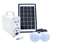 Portable Mini Rechargeable Éclairage À La Maison Système D'énergie Solaire pour Petite Maison Intérieur Extérieur Solaire LED Jardin NK-TYND3W