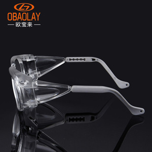 แว่นตานิรภัย OBAOLAY โพลีคาร์บอเนต ป้องกันฝ้า ไร้กรอบ สำหรับงานก่อสร้าง - Product Image 3