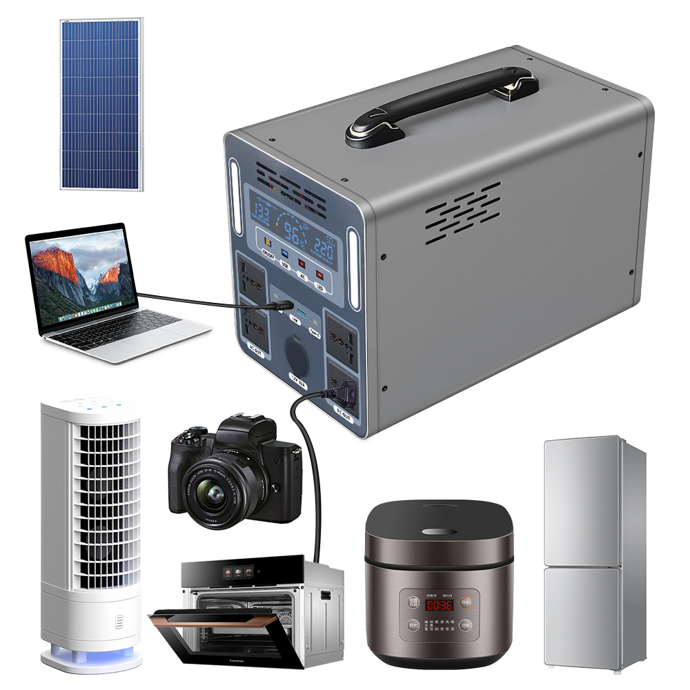 <strong>1500W</strong> <strong>Solar</strong> <strong>Generator</strong> Portable Power Station 1000w 3000w 5000w Lifepo4 with Pure Sine Wave Inverter for Home & Outdoor Use