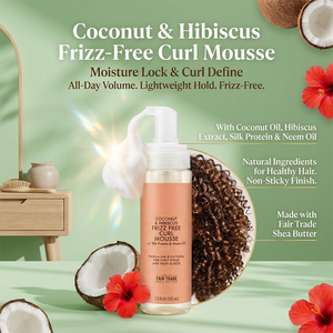 Espuma Capilar de Aceite de Coco Orgánico, Fijación Fuerte, Hipoalergénica, Unisex, Protección Anti-Frizz para Extensiones de Cabello - Product Image 5