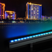 Lámpara de Barra LED RGB para Fachada de Exteriores IP66, 18W/24W/36W, Iluminación de Pared, Alto CRI 90, Garantía de 3 Años