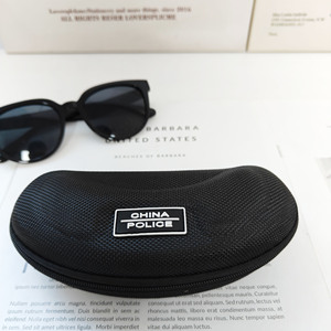 Étui à lunettes en EVA avec fermeture éclair, noir, rectangulaire, boîte de rangement pour lunettes, portable, pour hommes et femmes, étui à lunettes de soleil - Product Image 3