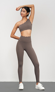 Top Deportivo de Yoga para Mujer, Personalizable al Por Mayor, de Alta Elasticidad, con una Sola Tira, para Entrenamiento Físico y Deportes de Alto Impacto - Product Image 5