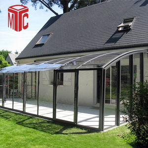 Véranda extérieure préfabriquée directement de l'usine, sur mesure, avec pont indépendant en aluminium, pour villa, salle ensoleillée - Product Image 1