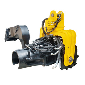 Pile driver hydraulique pour excavatrice, couleur rouge, système entièrement hydraulique avec pompe intégrée. - Product Image 4