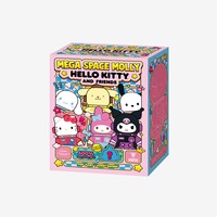 POPMART MEGA SPACE MOLLY 400% Sanrio Hello Kitty & Cinnamoroll — Коллекционная фигурка из ПВХ, аниме-декор для дома, таинственная коробка