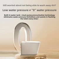WC intelligent avec bidet électronique automatique, siège chauffant, à poser au sol, pour la maison, prix de gros, pas cher
