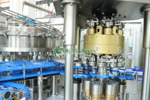 Machine de remplissage de canettes de bière M022 OK 36-6, 270 ml, ligne de production de boissons gazeuses en canettes métalliques, boissons, cola, sprite - Product Image 6