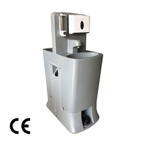 Station de lavage des <span class=keywords><strong>mains</strong></span> <span class=keywords><strong>autonome</strong></span> portable en plastique HDPE robuste avec pompes à pied et réservoirs de stockage - Product Image 3