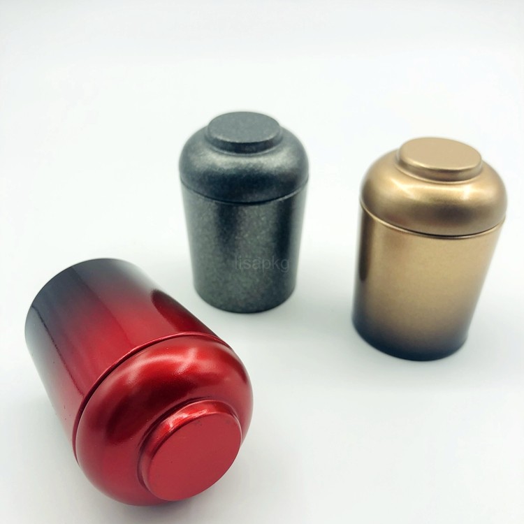 Индивидуальная портативная маленькая пустая коробка для хранения, металлическая жестяная чайная коробка для чая