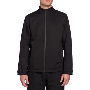 Veste coupe-vent à col montant, veste de golf imperméable à manches longues, résistante à l'eau, thermique, légère, imperméable avec manches amovibles - Product Image 2