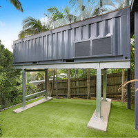 Style design industriel, piscine en acrylique préfabriquée, conteneur d'expédition, piscine à vendre pour usage domestique