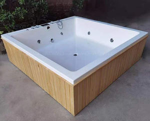 Tubo caliente al aire libre <span class=keywords><strong>Jacuzzi</strong></span> spa bañeras bestway Whirlpool <span class=keywords><strong>lay</strong></span>-z-spa fiesta bañera oro Tina para hielo cabina de DUS - Product Image 5