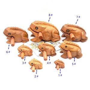 Hot-bán khắc nghệ thuật dân gian âm nhạc Hàn Quốc chơi bộ gõ màu gỗ du lịch quà lưu niệm gỗ khắc thủ công mỹ nghệ giọng hát bằng gỗ ếch - Product Image 2