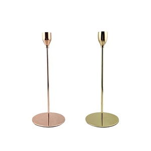 Chandelier élégant en métal doré et fer pilier haut conique pour la maison mariage anniversaire décorations de noël - Product Image 2