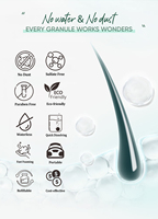 Poudre de shampoing sec transformant en mousse pour volume capillaire naturel, anti-pelliculaire, relaxante et énergisante, poudre capillaire idéale pour les voyages