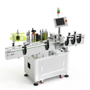 Automatic Round jar bottle labeling machine self adhesive fix special position