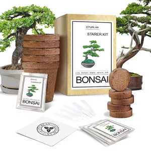 Kit pemula penanaman taman, pot bunga bonsai tumbuh peralatan bonsai luar ruangan - Product Image 2