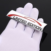 Autocollant de voiture 3D créatif en métal, en édition limitée, pour BMW Audi Honda Opel Lada Toyota Chevrolet Hyundai