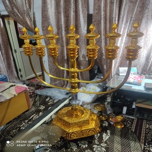 Candélabres de Table de mariage, pièce maîtresse Manorah, vente populaire - Product Image 1