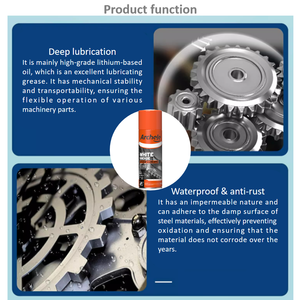 Archele 450mL <span class=keywords><strong>Aerosol</strong></span> <span class=keywords><strong>Blanco</strong></span> Grasa Antioxidante Lubricante y Prevención de Óxido y Corrosión Productos Químicos PARA EL Cuidado del Coche 12PCS/CTN - Product Image 4