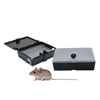 Boîte à appâts pour rats réutilisable et verrouillable, boîte à appâts pour rats en plastique avec clé
