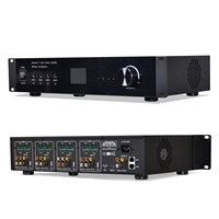 Amplificateur audio Hi-Fi stéréo haute puissance 16x50W 4Ω quatre zones, prend en charge la lecture multiroom DLNA AirPlay Spotify