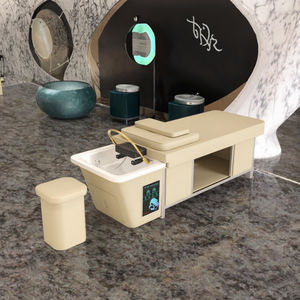 Cama de masaje tailandés con terapia capilar y lavado de cabello, con sistema de almacenamiento de agua, suministro de agua sin conexión, vaporización de vapor y circulación de agua. - Product Image 2