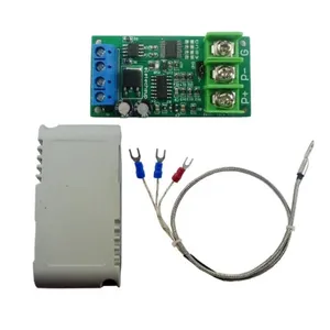Kit de módulo de sensor PTA9B01 para conversor de temperatura com resistência térmica de platina DC 8-24V PT100 RS485 Modbus Rtu RTD
