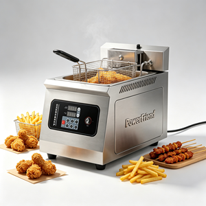 <span class=keywords><strong>Friteuse</strong></span> à <span class=keywords><strong>gaz</strong></span> de comptoir PF Factory Supply pour frites, en acier inoxydable 304, garantie 1 an, facile à utiliser, économique - Product Image 5