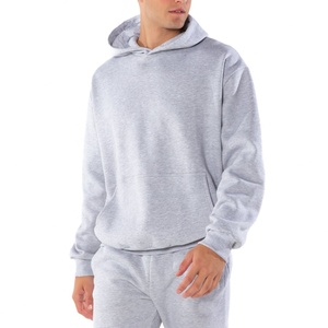 Conjunto Deportivo Personalizado con Logotipo Bordado, 100% Algodón Transpirable, Talla Grande, Invierno, Grueso, con Capucha, Unisex, para Hombre - Product Image 4