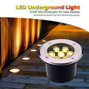 Lumière encastrée Hofoled pour aménagement paysager, éclairage extérieur encastré pour terrasse, jardin, <span class=keywords><strong>sol</strong></span>, IP67, lampe enterrée, lumière LED souterraine - Product Image 2