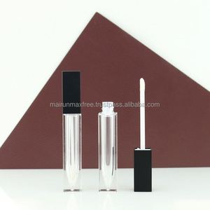 Maxfree personalizado marcado cuadrado brillo de labios tubos envases cosméticos de plástico para pedidos pequeños serigrafía tratamiento de superficie - Product Image 2