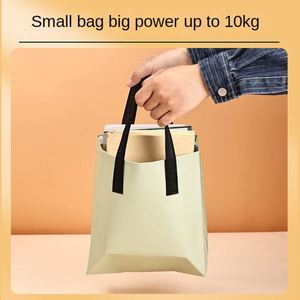 Takeaway Non-Woven Insulated Portable Cooler Bag with Zipper Closure Foldable Handled Milk Tea Catering Heat/Cold Preservation - Product Image 4