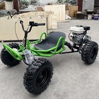 Go-Karts Todoterreno a Gasolina de 212cc con Llantas Antideslizantes de 8 Pulgadas para Exteriores, Go-Kart de Alto Rendimiento para Adultos de 60km/h, ¡Oferta!