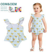 Fabricants de maillots de bain une pièce de haute qualité pour enfants et filles, avec nœud imprimé, adorable maillot de bain pour jeunes filles