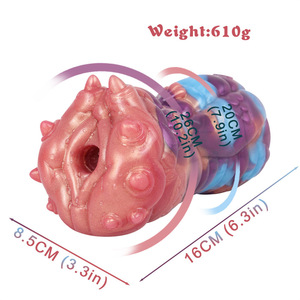 Guai Shou Ba Long Dildo Airplane Cup, Ejercitador de Pene Masculino, Material de Silicona, Tamaño de Bolsillo, Mejor Vendedor - Product Image 1