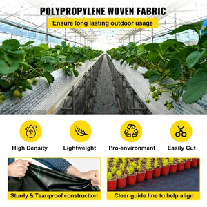 Toile de paillage anti-mauvaises herbes pour jardin, couverture de sol agricole, tissu paysager écologique, imperméable, respirant, anti-UV - Product Image 2