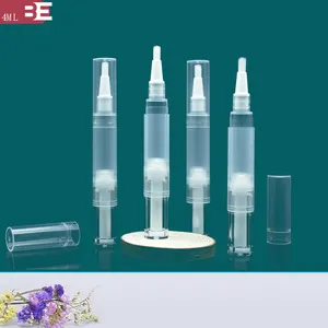 도매 사용자 정의 로고 5ML 빈 큐티클 오일 펜 개인 라벨 립글로스 용기 화장품 튜브 트위스트 펜 브러시