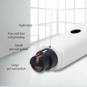 USB Rechargeable Electric Pet <strong>Nail</strong> Grinder With LED Light Automatic <strong>Nail</strong> <strong>Cutter</strong> for <strong>Cats</strong> and Dogs Grooming Pet <strong>Nail</strong> Clippers - Product Image 2