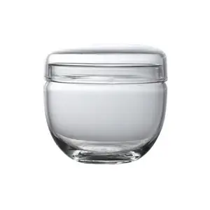 Japanese-style mini tea jar wake-up tea container portable travel glass tea warehouse incense powder jar non-sealed glass jar