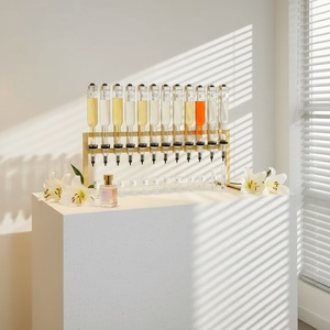 Expositor de Perfumes Personalizado con 12 Cabezas Doradas, Juego de 12 Botellas, Dispensador de Perfume, Máquina de Llenado de Perfume, Barra de Perfume - Product Image 4