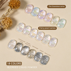 Poudre Magique <span class=keywords><strong>Effet</strong></span> Miroir Chrome Liquide en Seringue à Marque Blanche avec <span class=keywords><strong>Effet</strong></span> Aurore DIY pour Salon de Manucure - Product Image 5