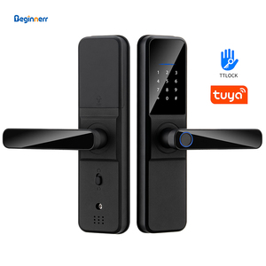 Cerradura Inteligente TTlock Tuya Wifi para Principiantes, con Manija Reversible 4585, para Puerta Principal de Acero o Madera, Emiratos Árabes Unidos y Arabia Saudita - Product Image 1