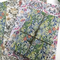 Kertas Tisu Sekali Pakai Anti Air Motif Batik Indonesia Hijau Vintage 17gsm 50x70cm Custom Grosir untuk Pembungkus Kado & Kerajinan
