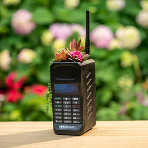 Pot de <span class=keywords><strong>fleur</strong></span> succulent moderne traditionnel en forme de téléphone portable ornement de jardin rétro pour balcon paysage de bureau verdure - Product Image 4