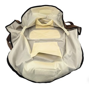 Bolso de hombro de tela Oxford de color liso para mujer, gran capacidad, parte superior abierta, uso diario, estilo minimalista, color marrón - Product Image 5