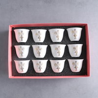 Tangada — ensemble de tasses à café arabes, en céramique, personnalisés, 12 pièces